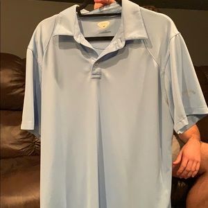 Pale Blue Callaway Short Sleeved Shirt
